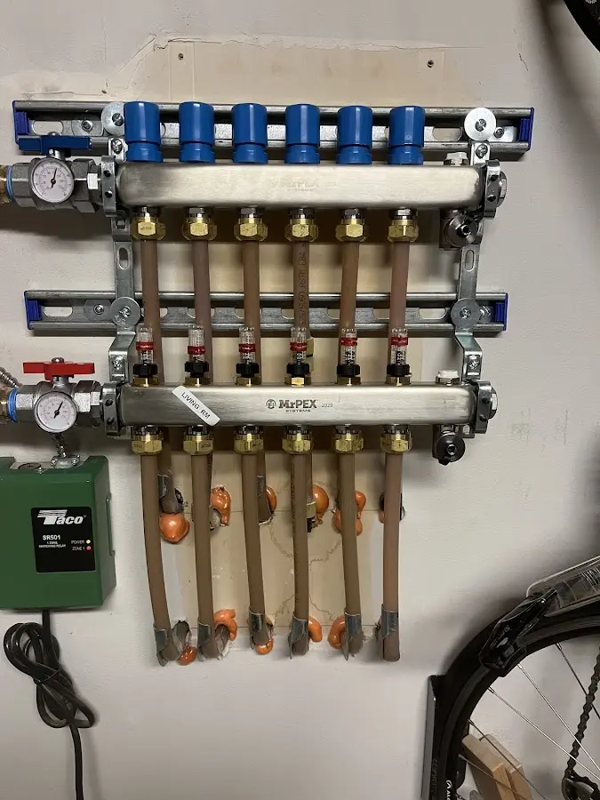 Plumber performing Leak Detection at a residential property in Rostraver